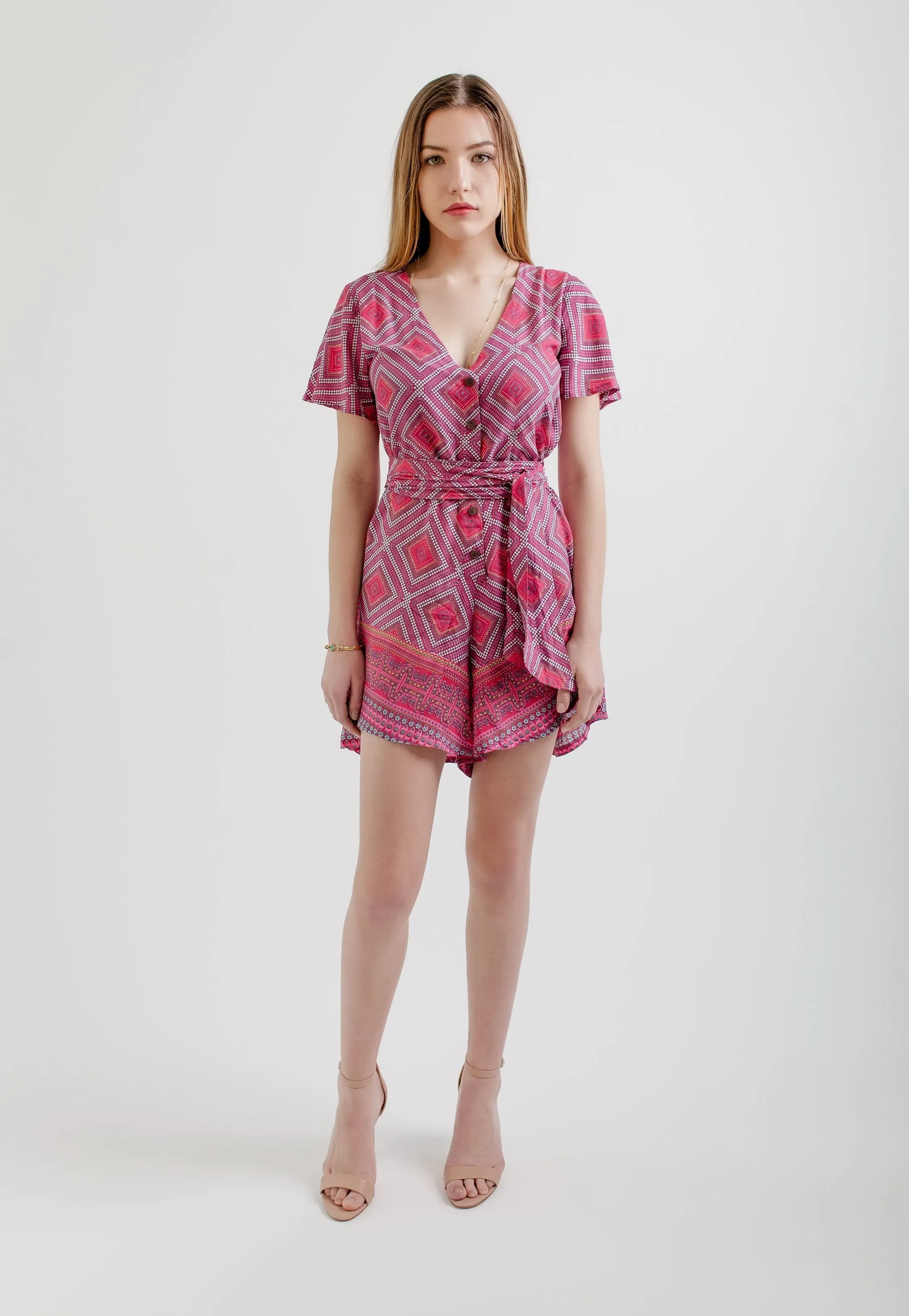 Kaia Romper | Pink