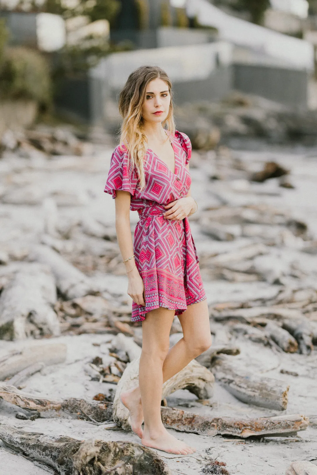 Kaia Romper | Pink