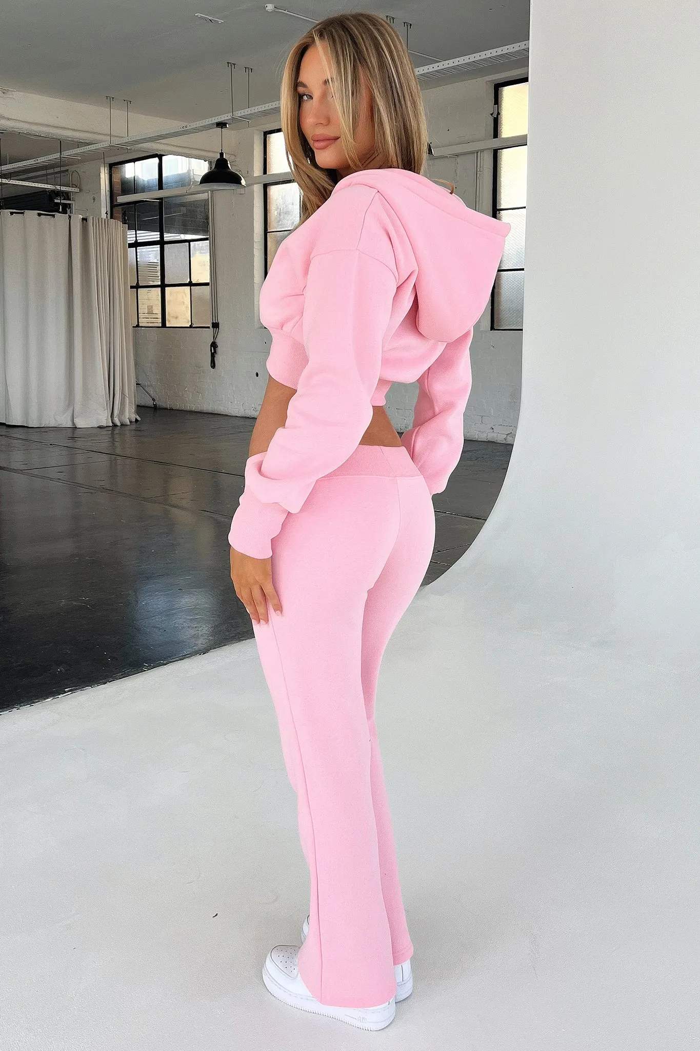 Kaztek Cropped Jacket - Pink