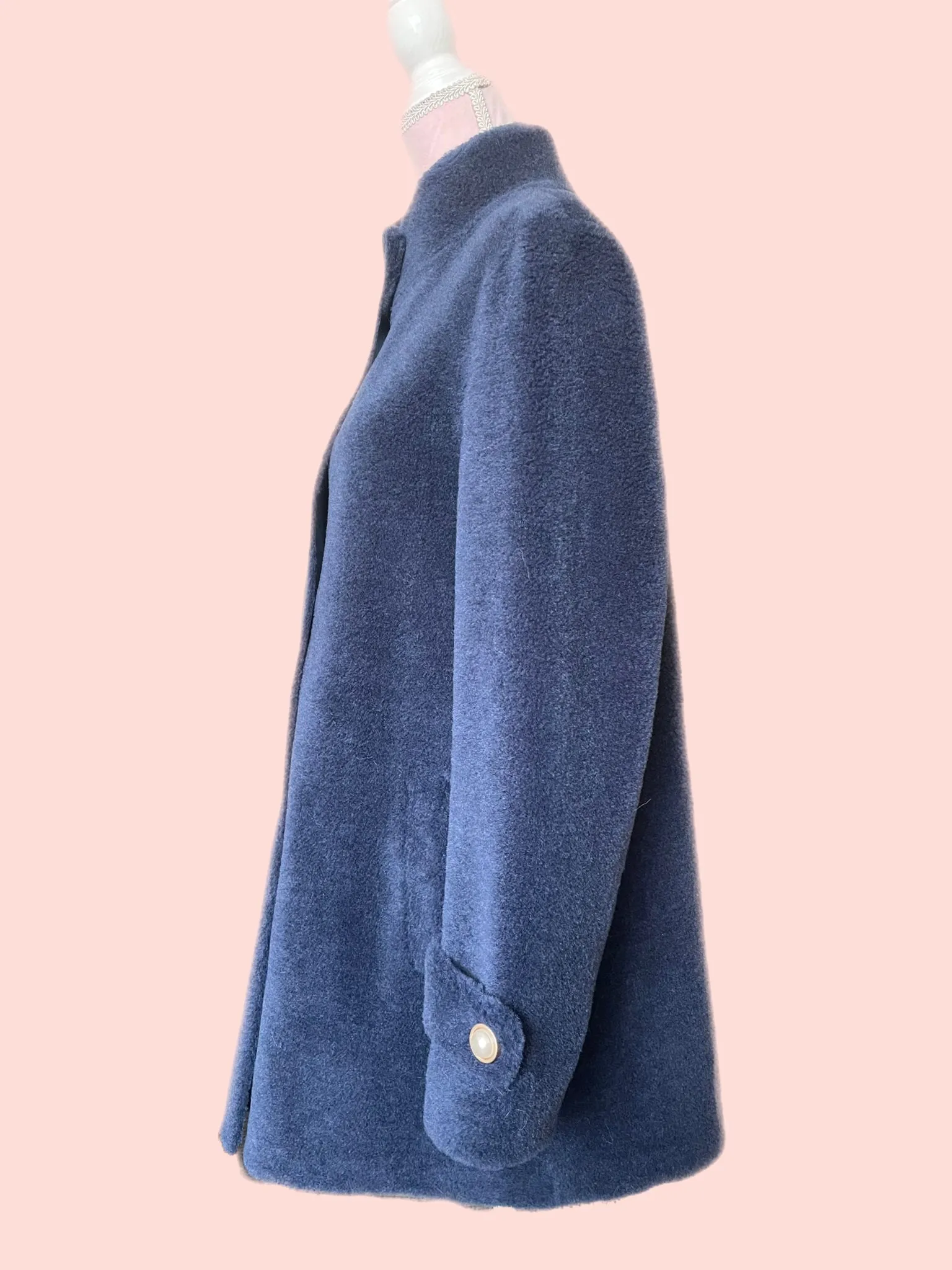 LAST CHANCE 'Eve' Wool Coat in Marino