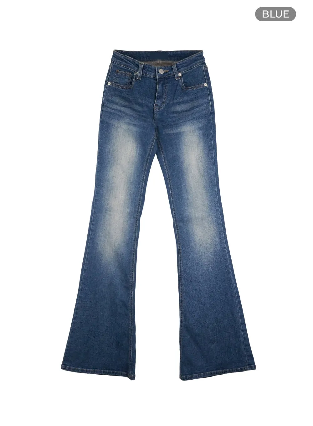 Lexie Back-Logo Bootcut Jeans CO402