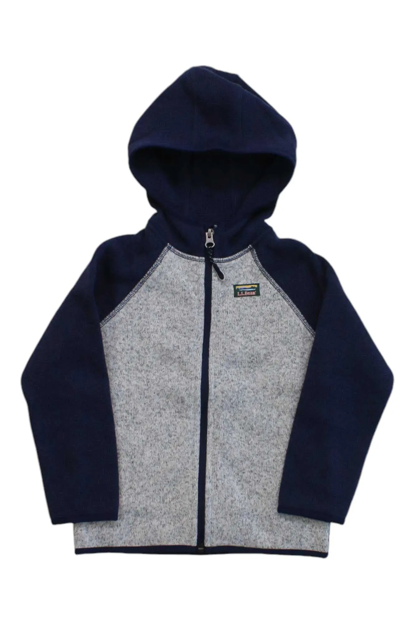 L.L.Bean Toddlers' Color Block Full Zip Fleece Sweater