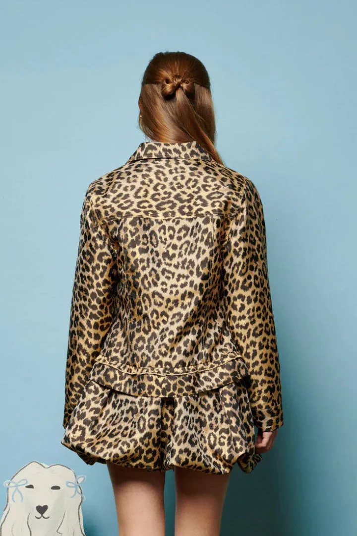 Lola Leopard Jacquard Jacket