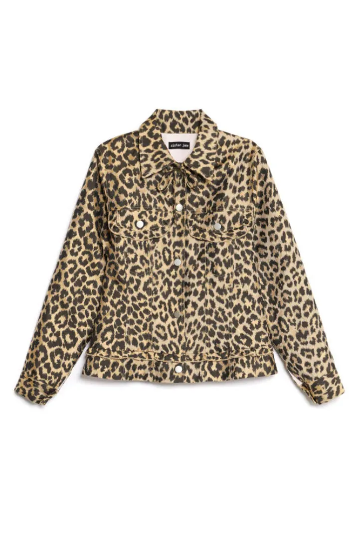 Lola Leopard Jacquard Jacket