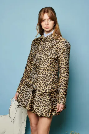 Lola Leopard Jacquard Jacket