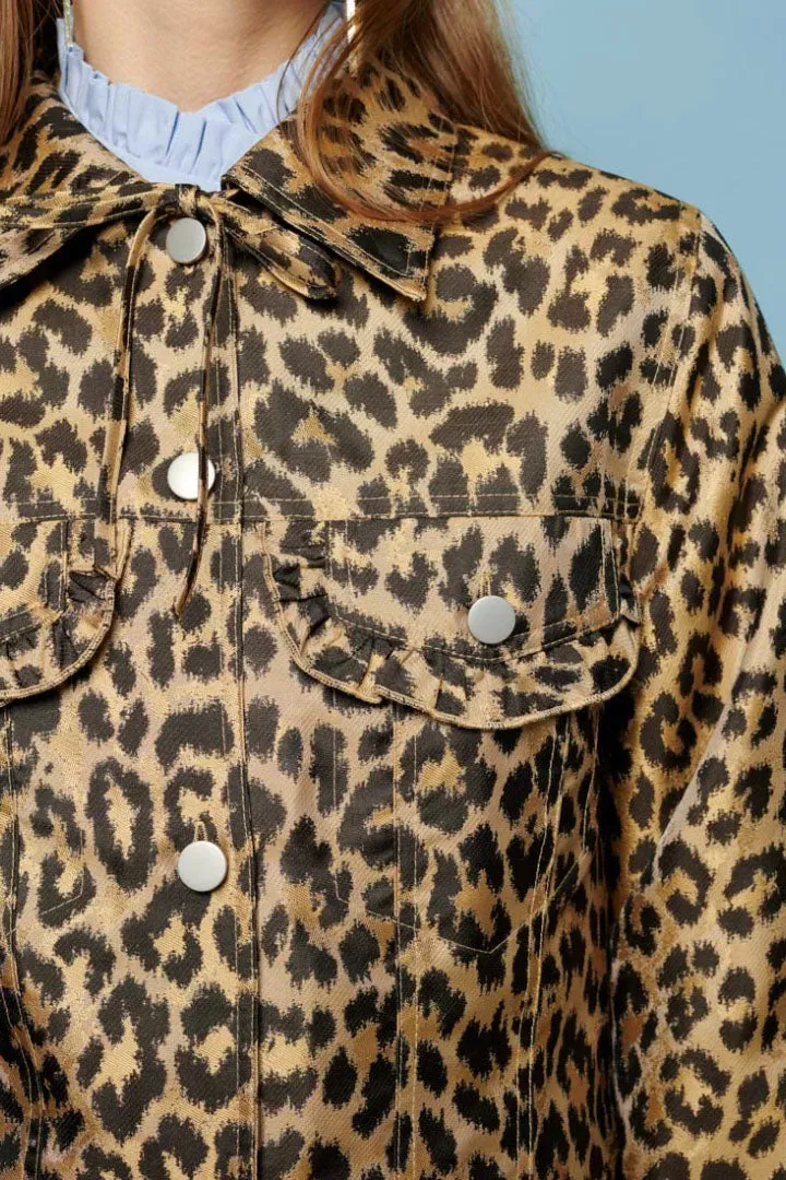 Lola Leopard Jacquard Jacket