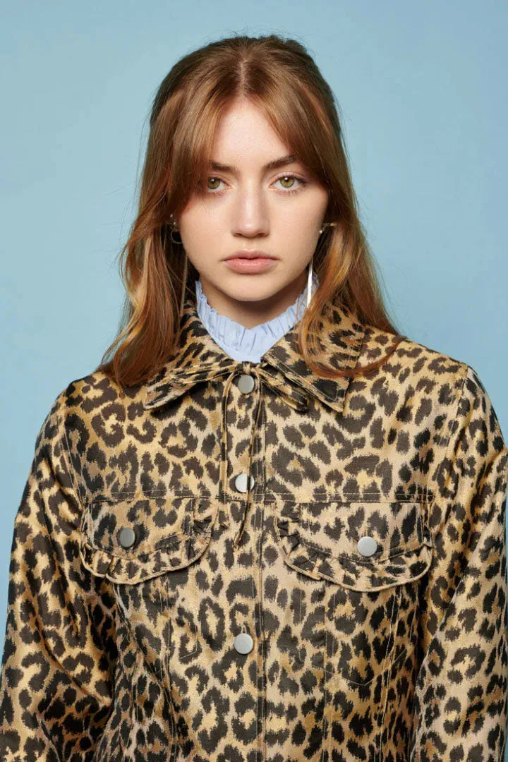 Lola Leopard Jacquard Jacket