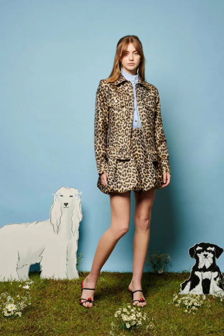 Lola Leopard Jacquard Jacket