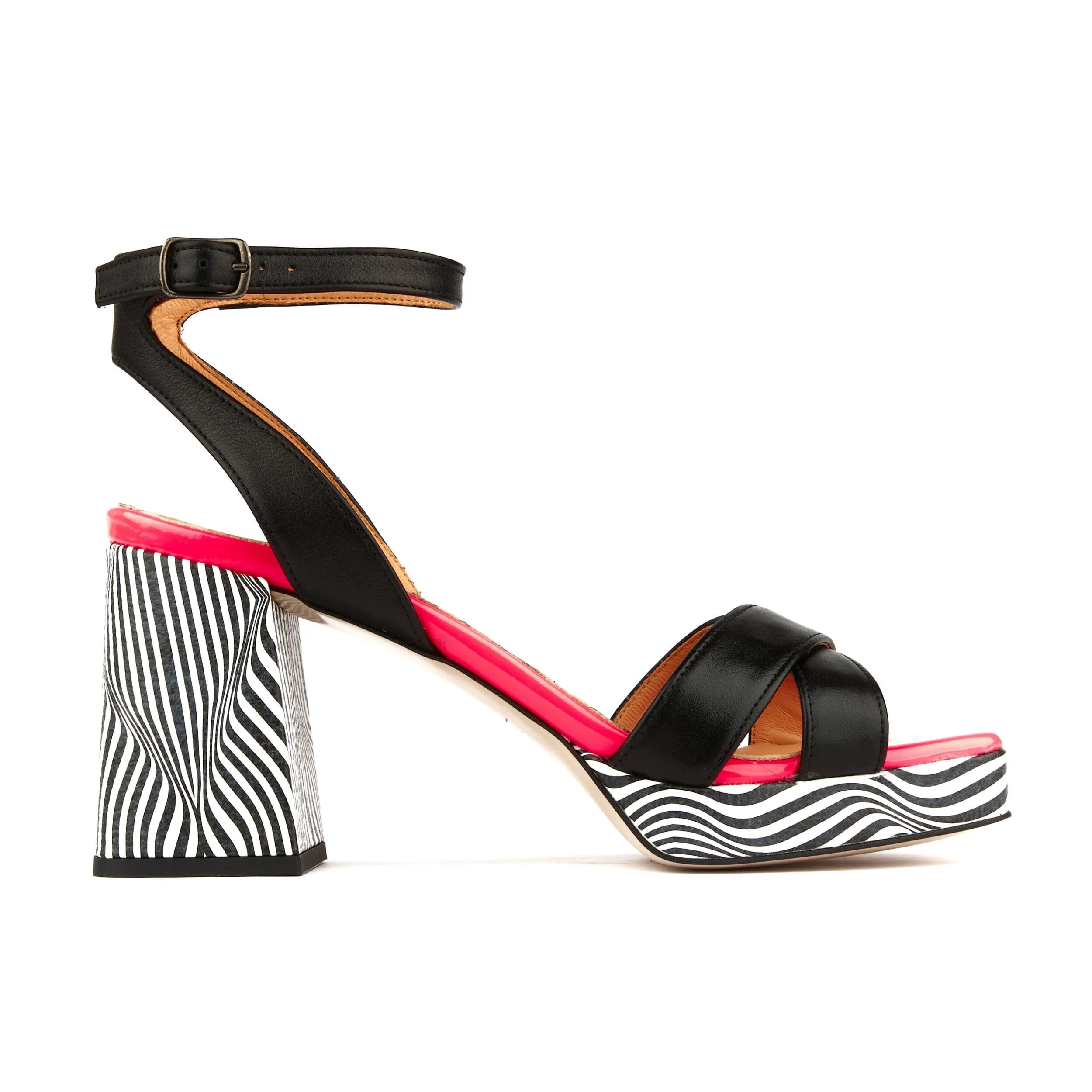 Long Beach - Optical Zebra & Black & Pink