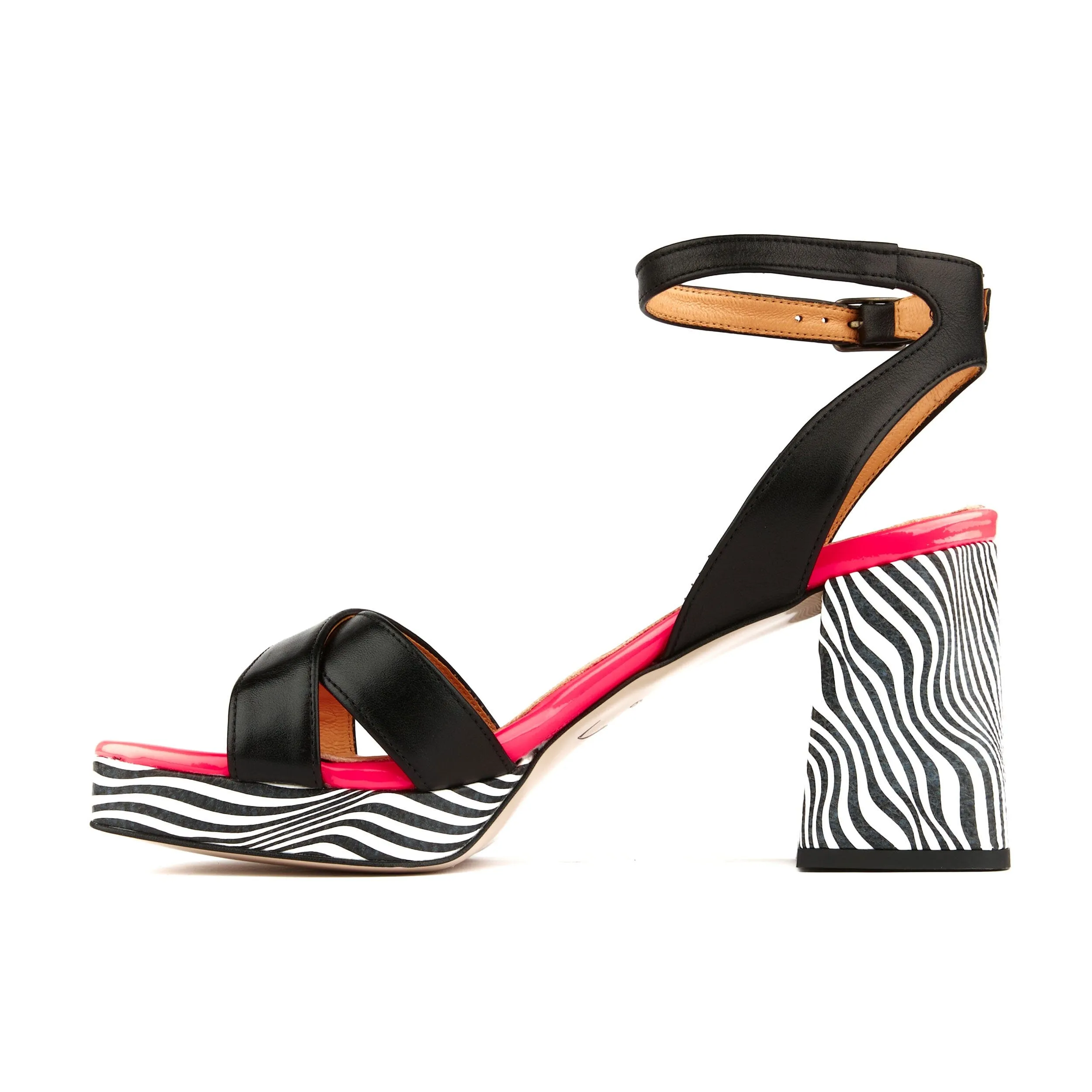 Long Beach - Optical Zebra & Black & Pink