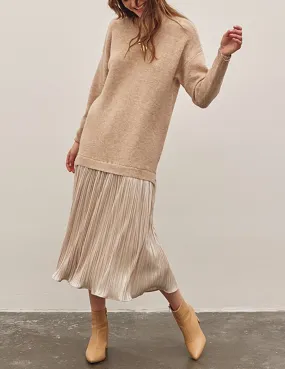 Luisa Drop Waist Sweater Dress