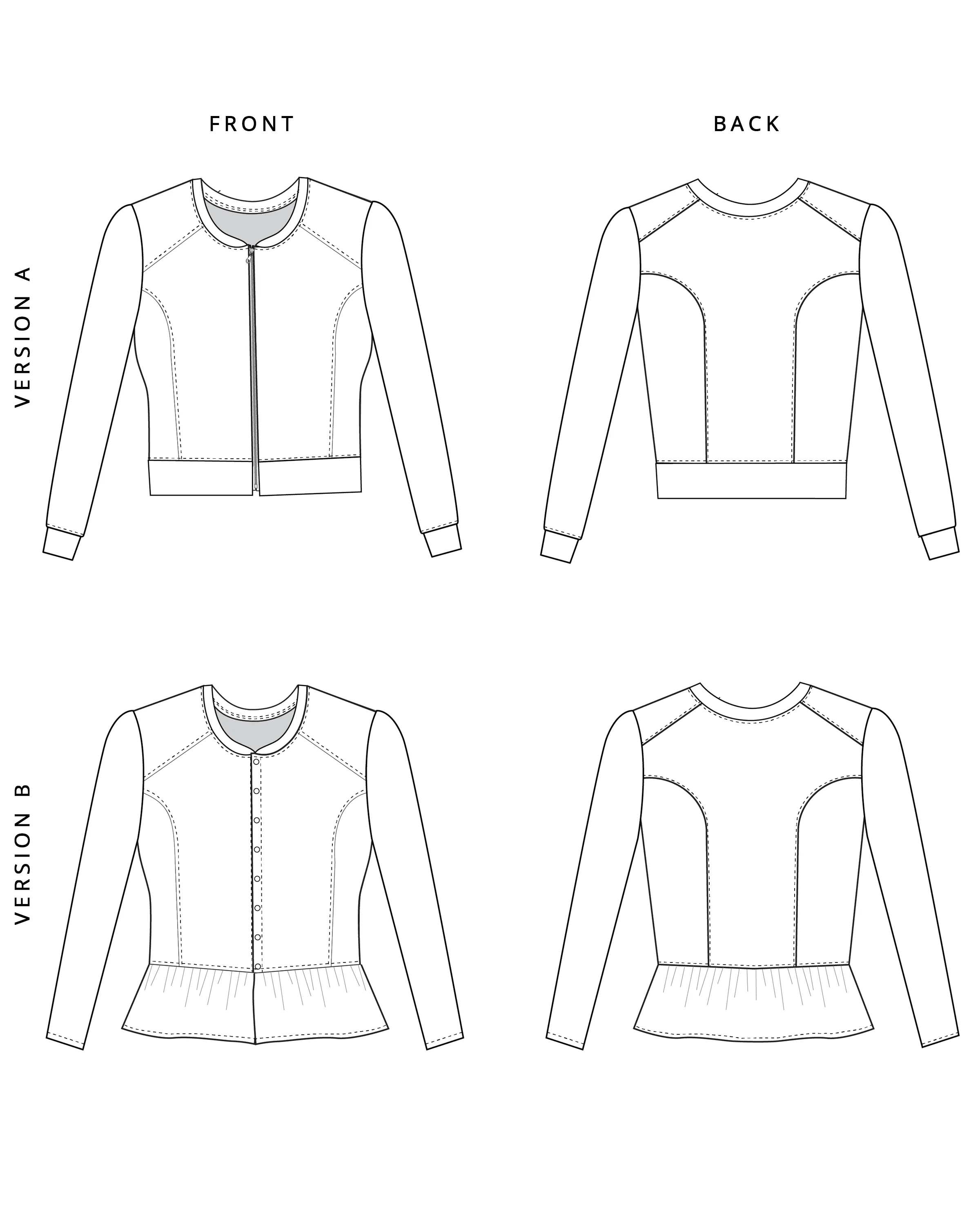 Lulu Cardigan - PDF SEWING PATTERN