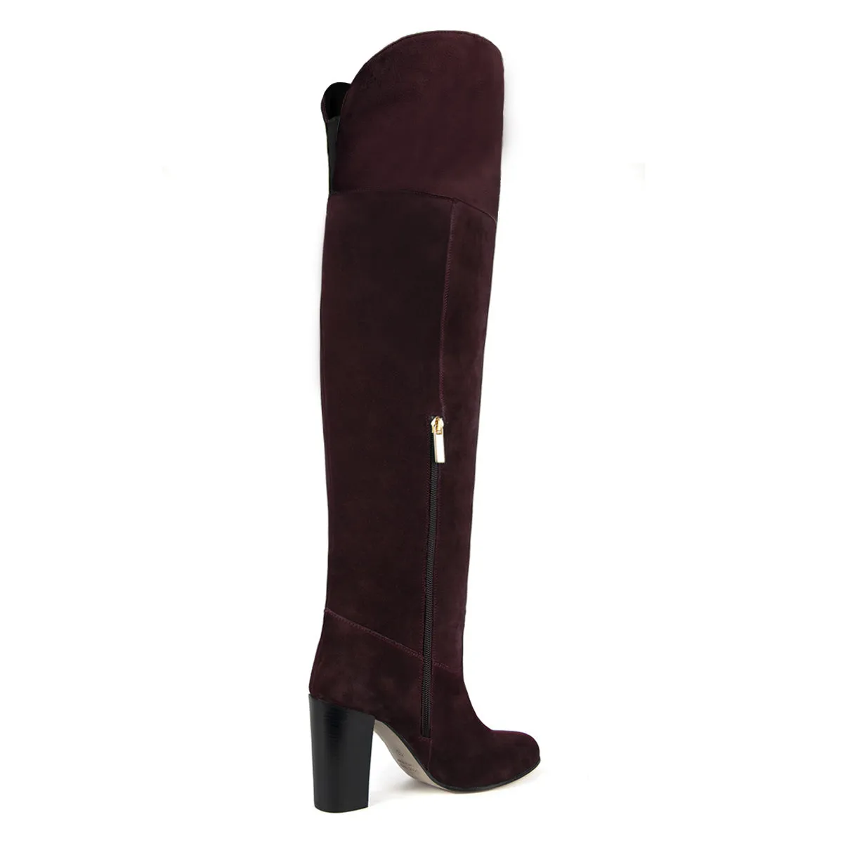 Lunaria suede, burgundy