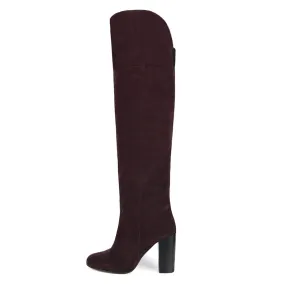 Lunaria suede, burgundy