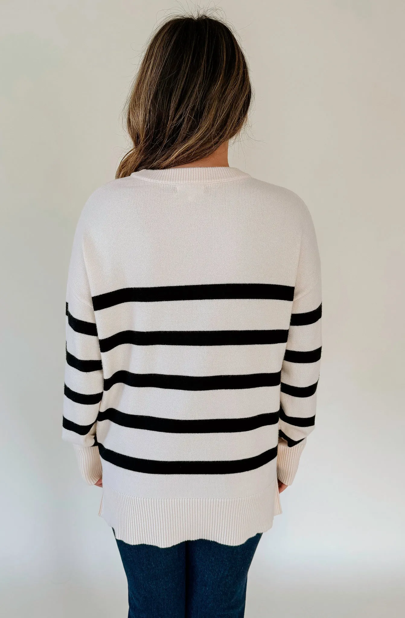 MAD ABOUT YOU STRIPED SWEATER