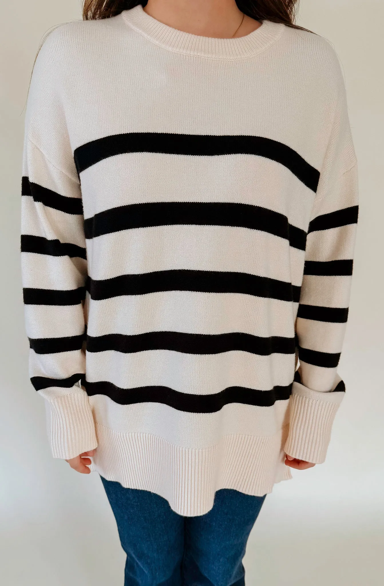 MAD ABOUT YOU STRIPED SWEATER