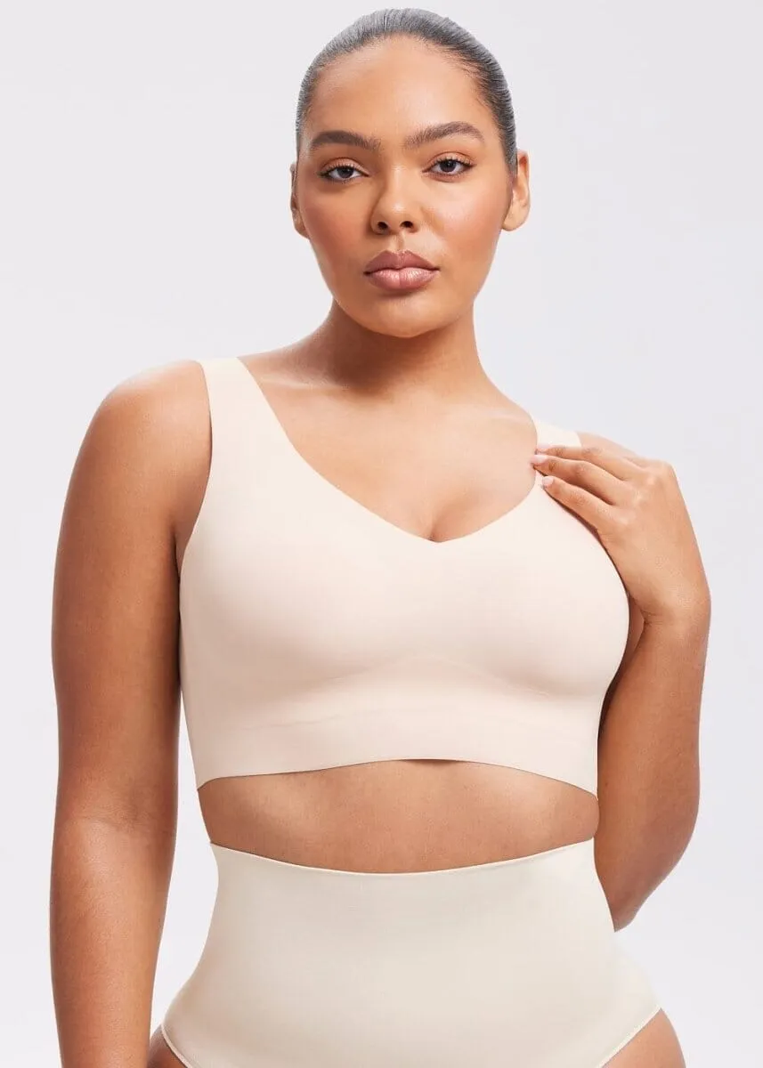 MagicEraser V-Neck Tank Bra