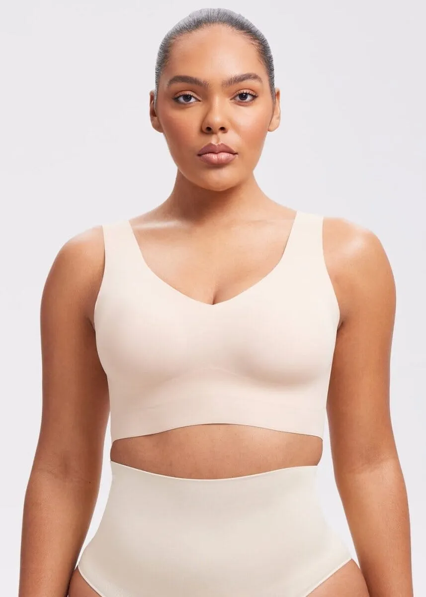 MagicEraser V-Neck Tank Bra