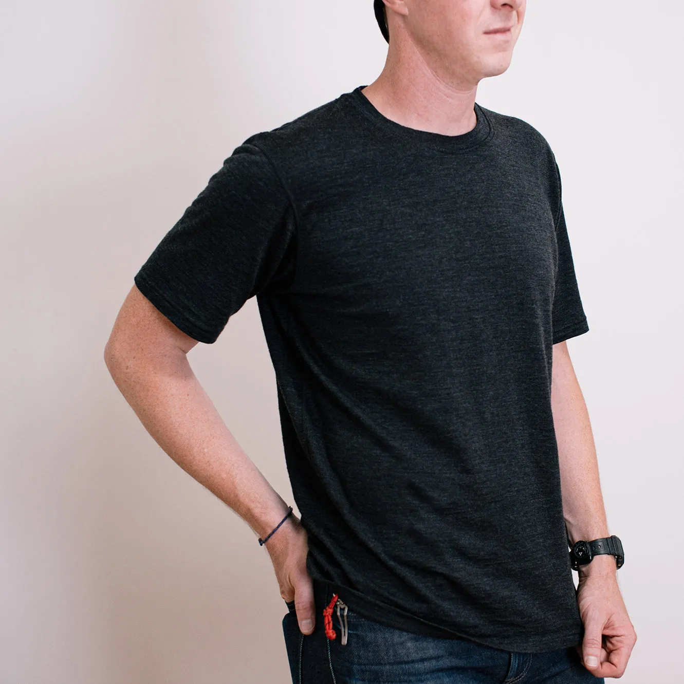 Men's Motion Light-Weight Merino Wool Tee