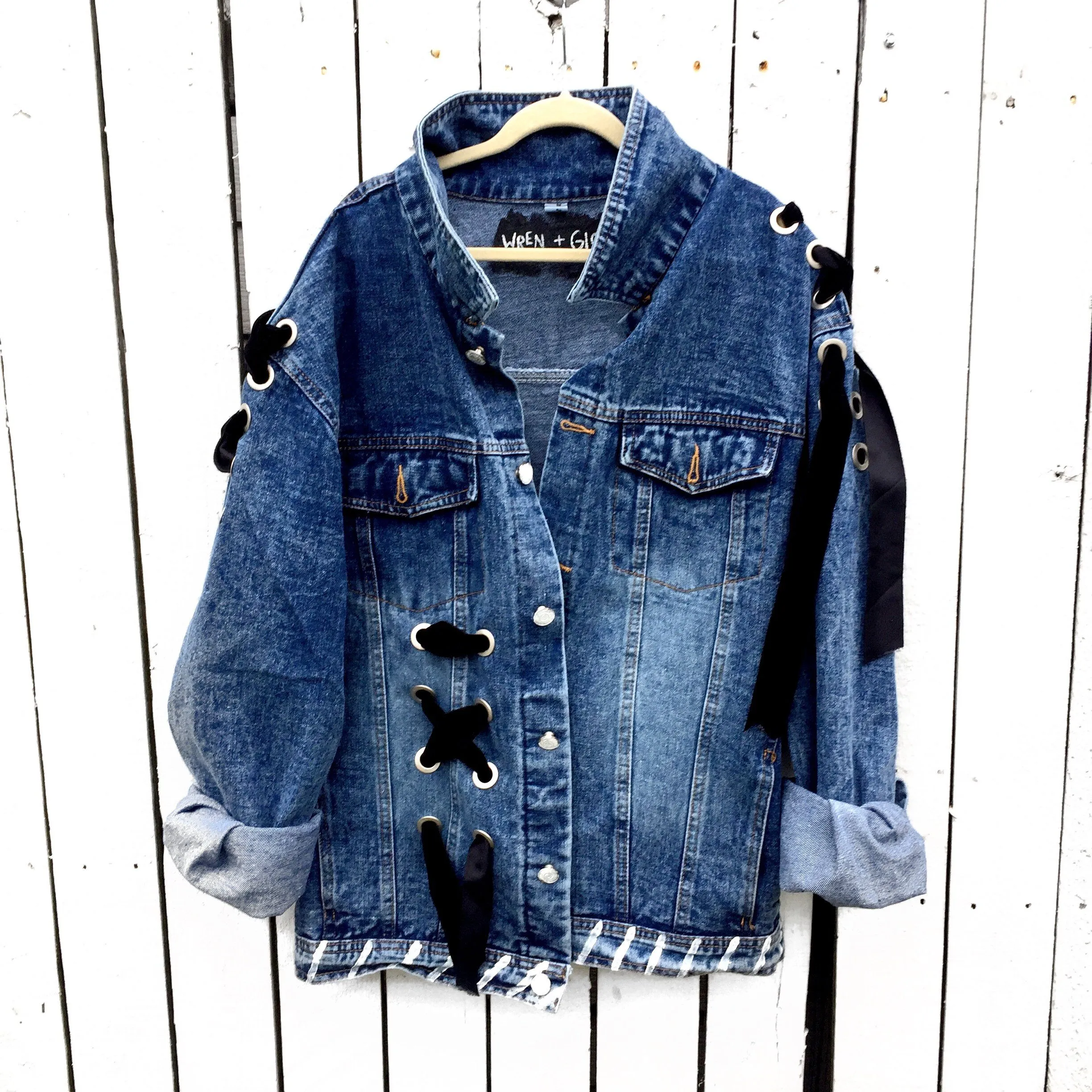 'MENTAL HEALTH' DENIM JACKET