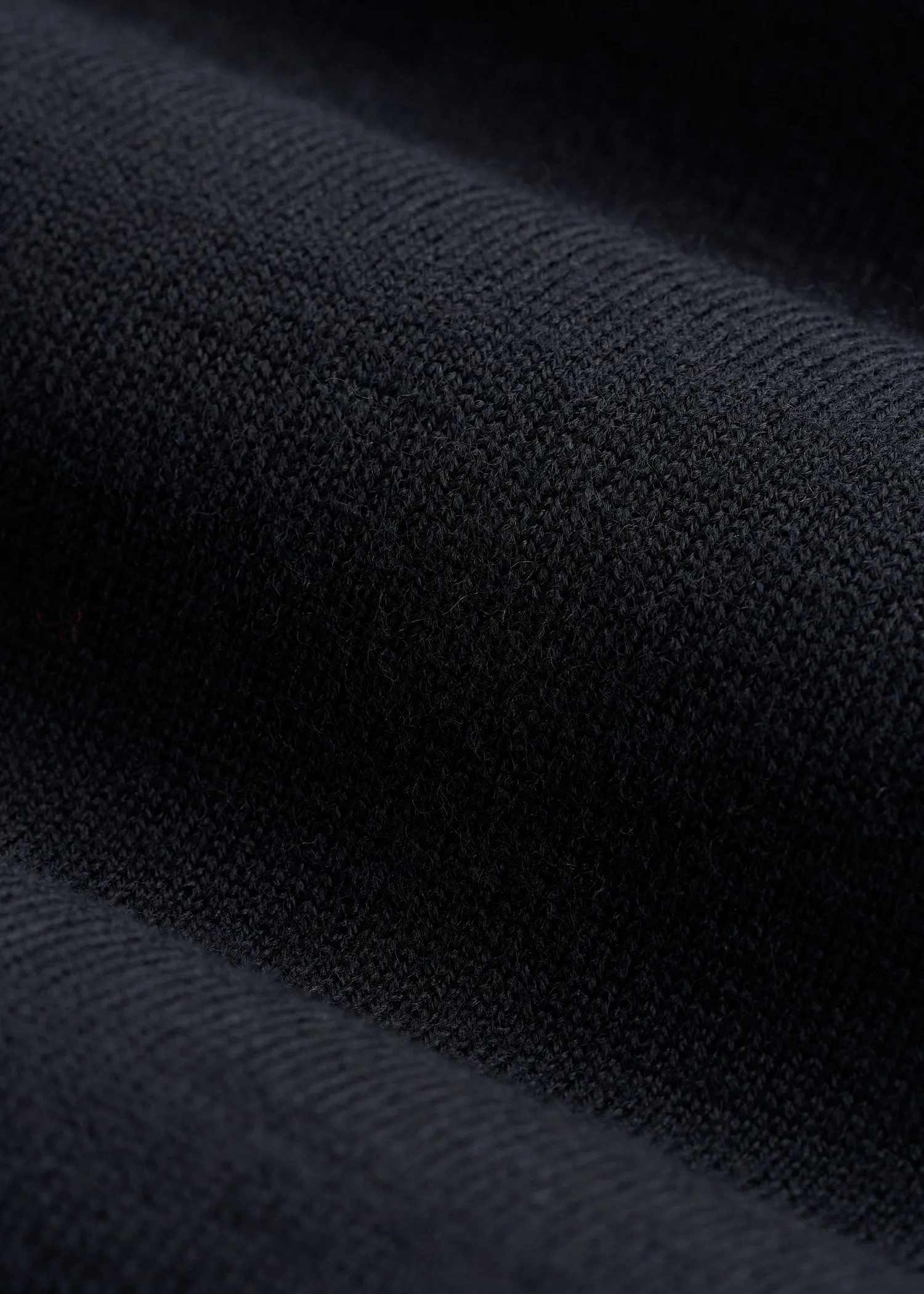 Merino Wool Cardigan Sweater for Tall Men in Black