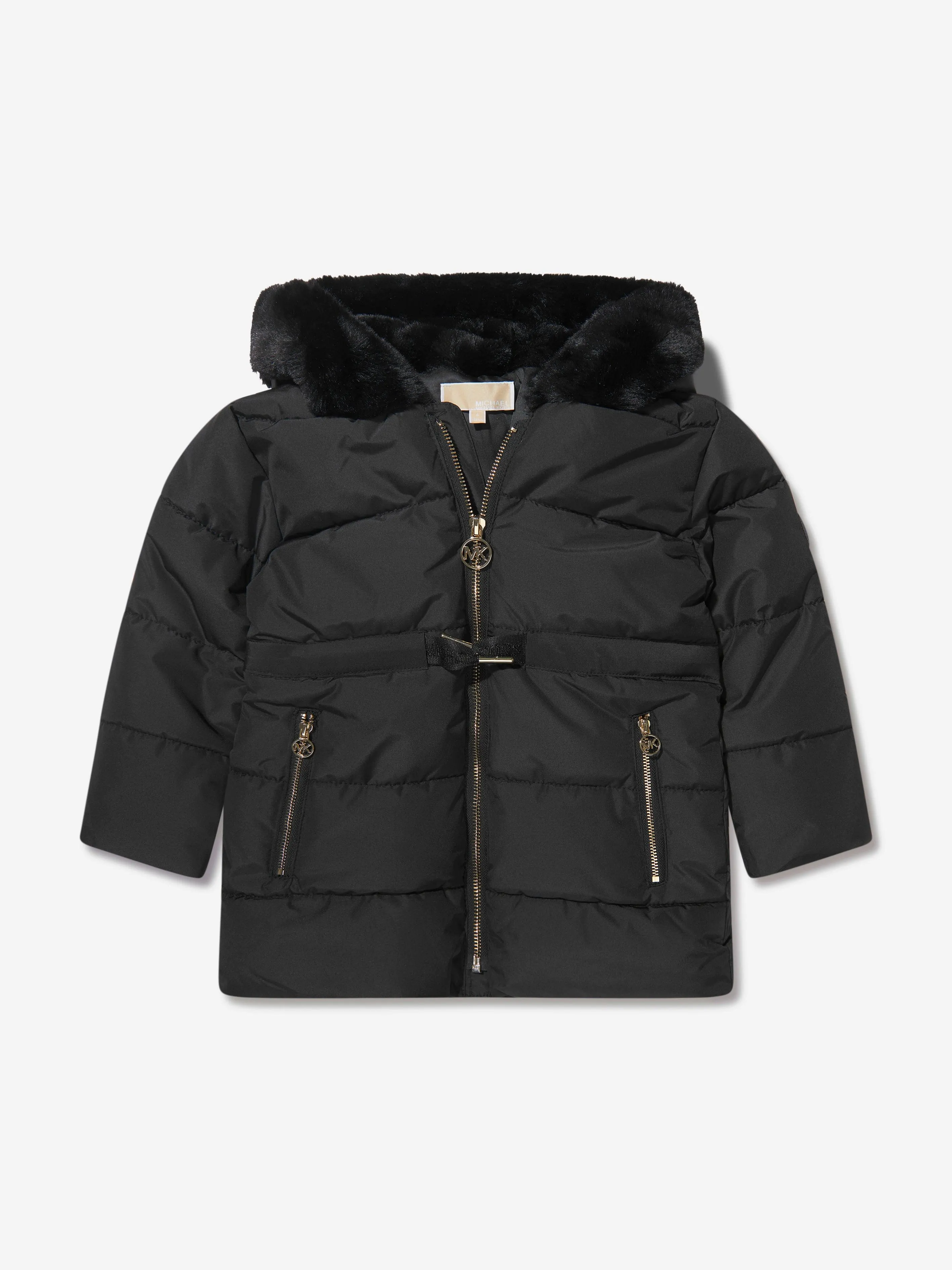 Michael Kors Girls Hooded Puffer Coat