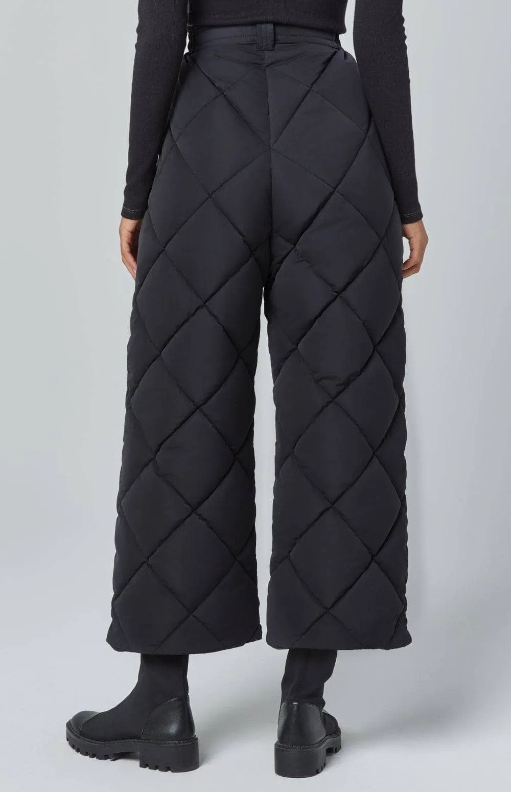 Mika Quilted Pant | Black