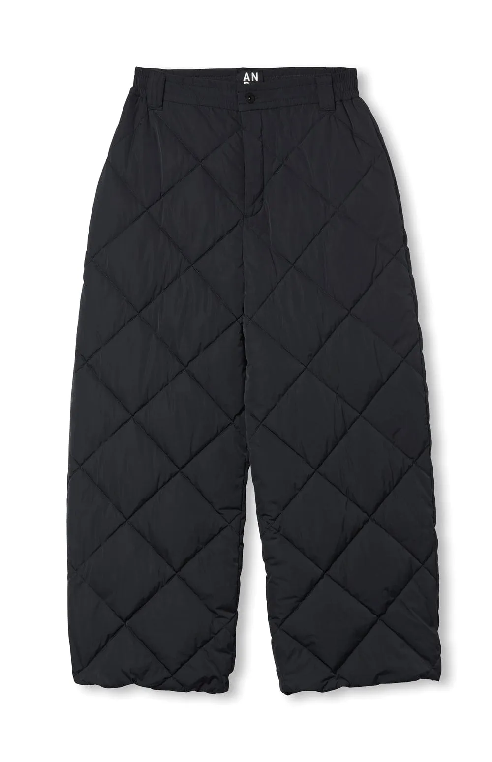 Mika Quilted Pant | Black