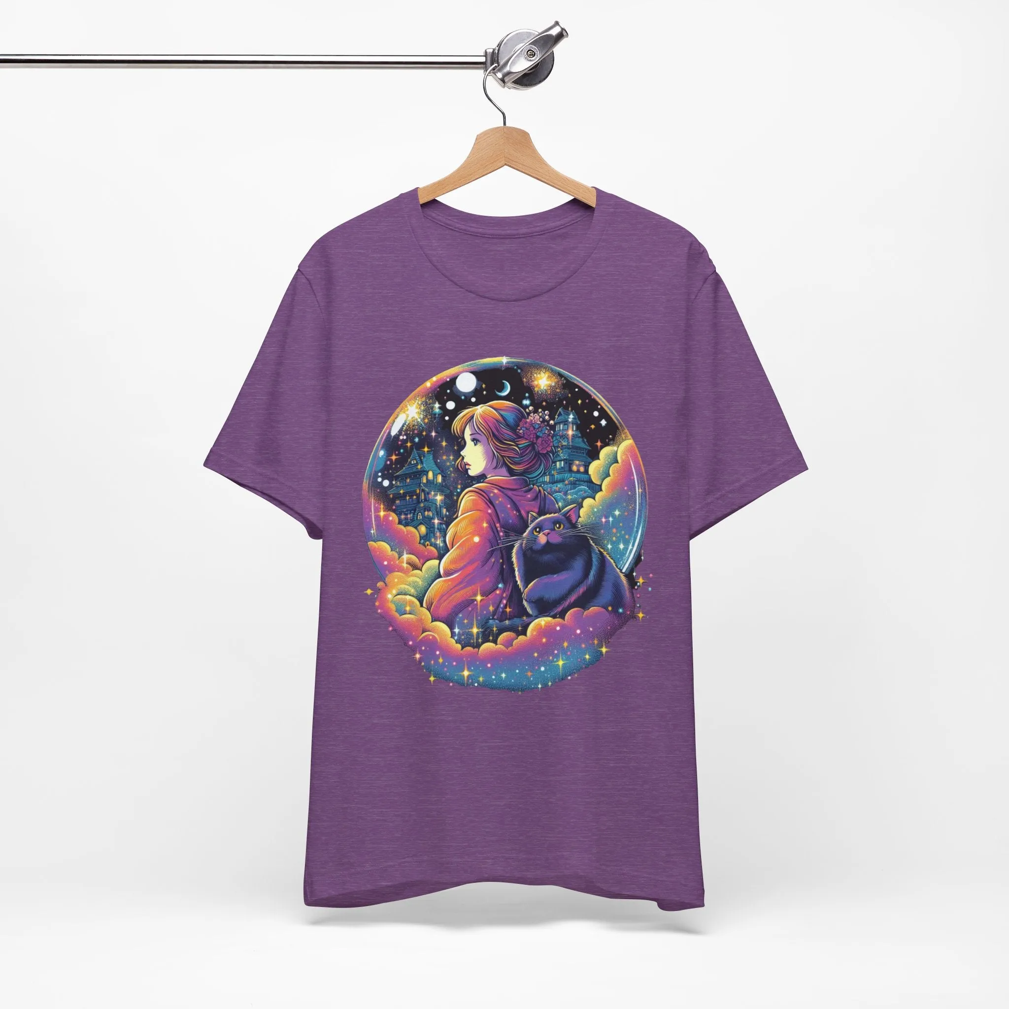 Mystical Cat Lady Unisex Jersey Short Sleeve Tee