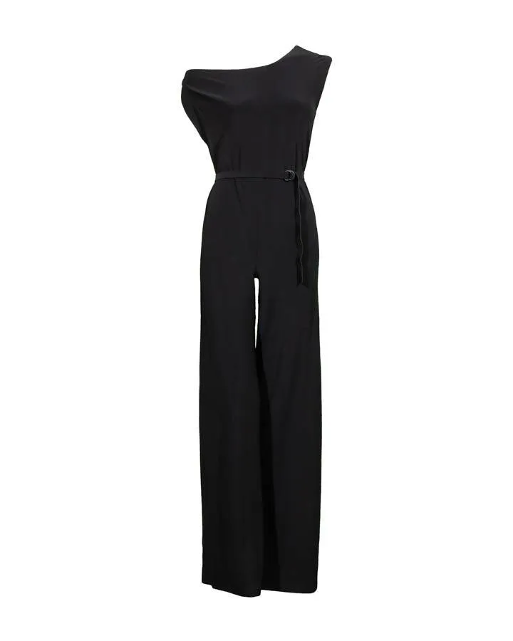 Norma Kamali Sleeveless Drop Shoulder Jumpsuit