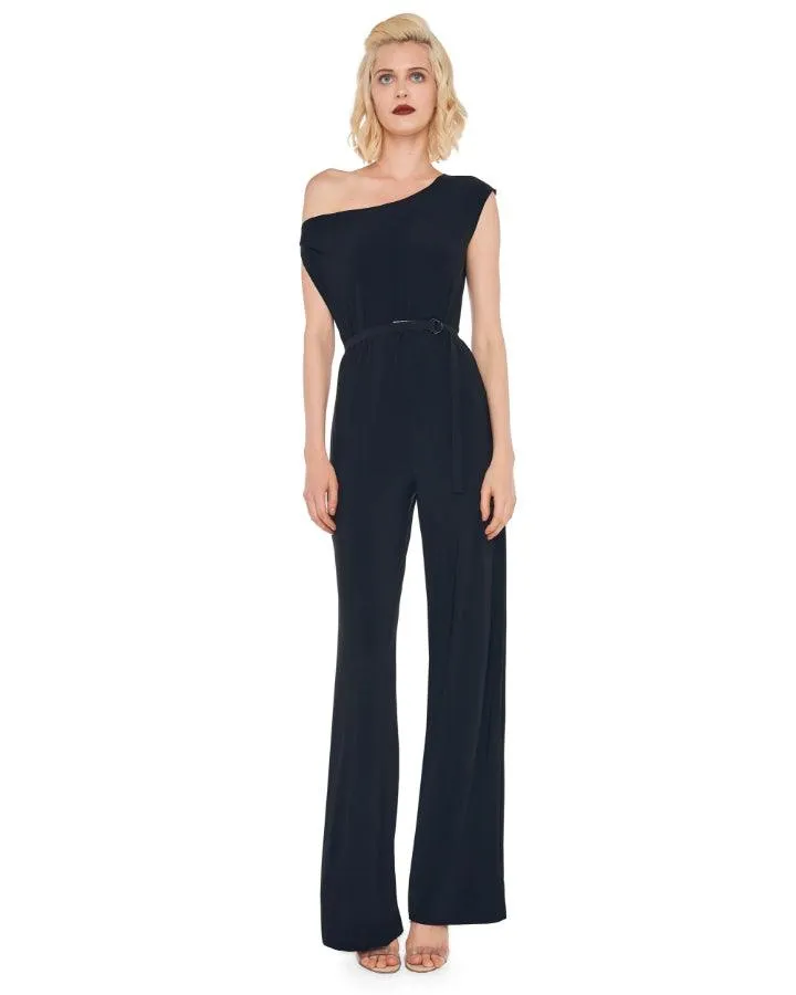 Norma Kamali Sleeveless Drop Shoulder Jumpsuit