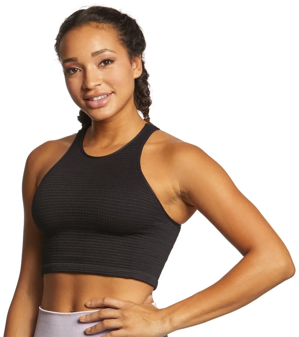 NUX Rib Step Seamless Crop Top