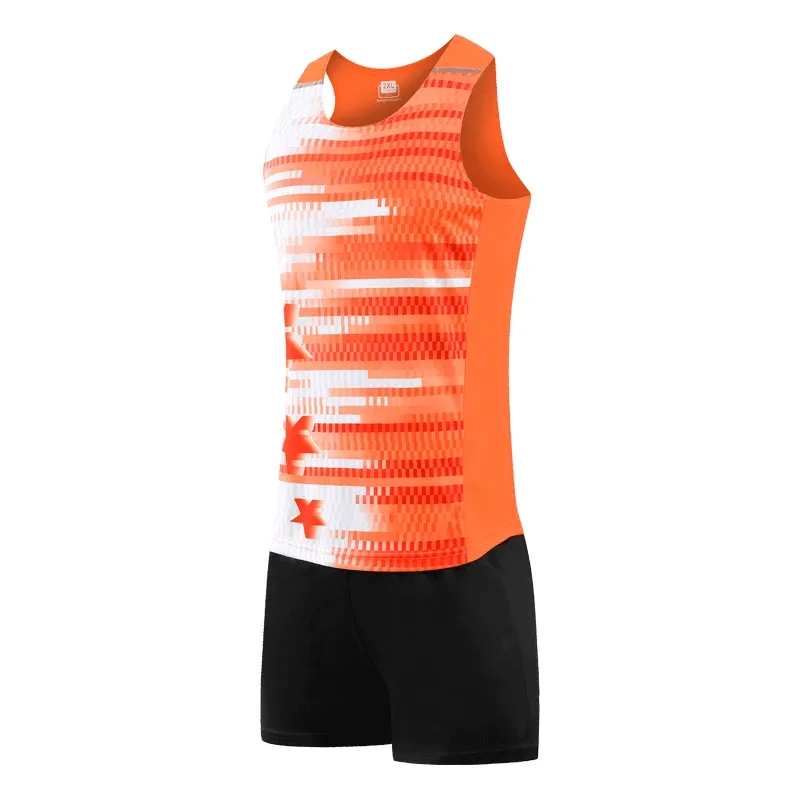 O-Neck Tank and Black Shorts - Athletic Running Set - SF2038