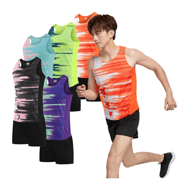 O-Neck Tank and Black Shorts - Athletic Running Set - SF2038