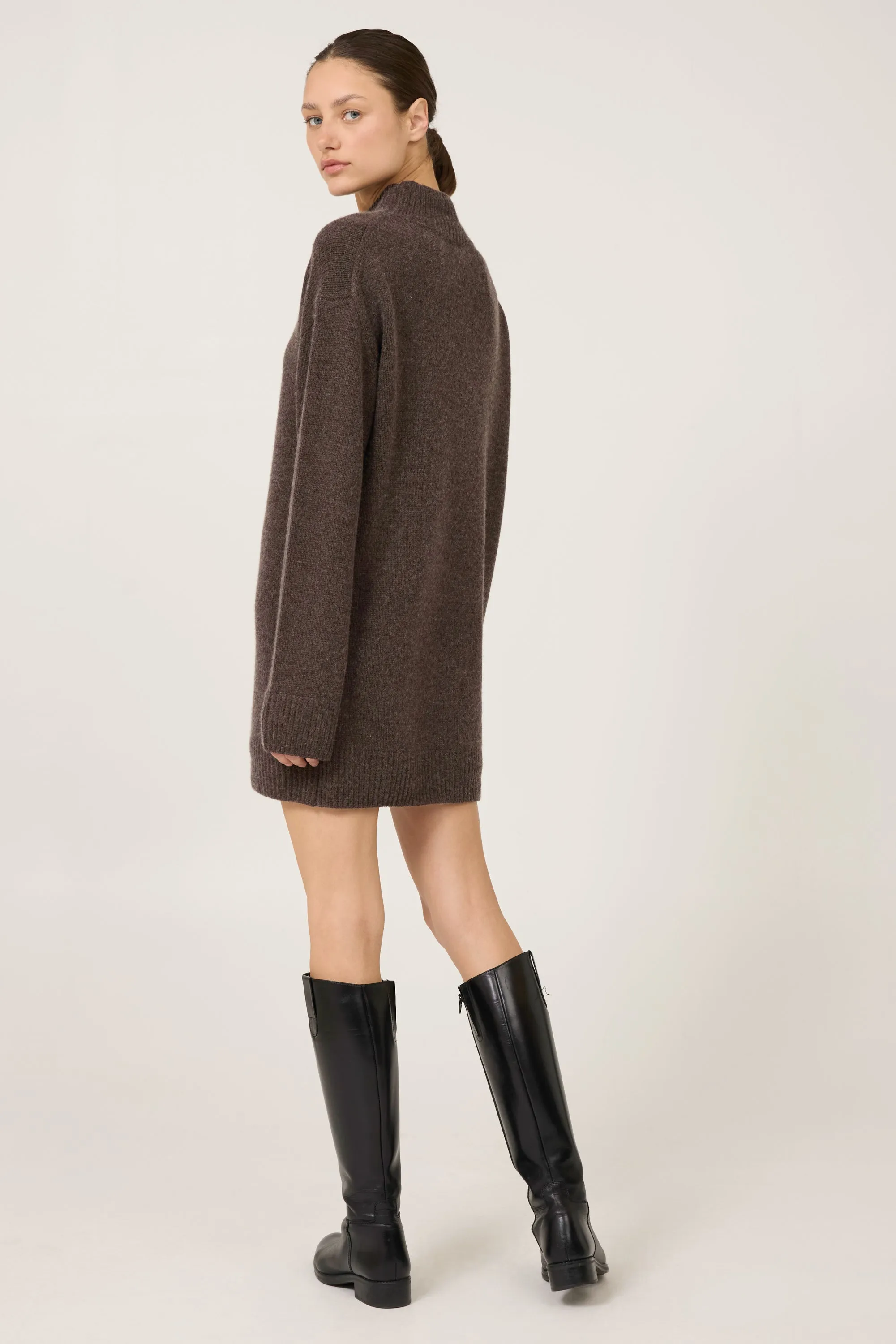 Olivia Dress - Coffee