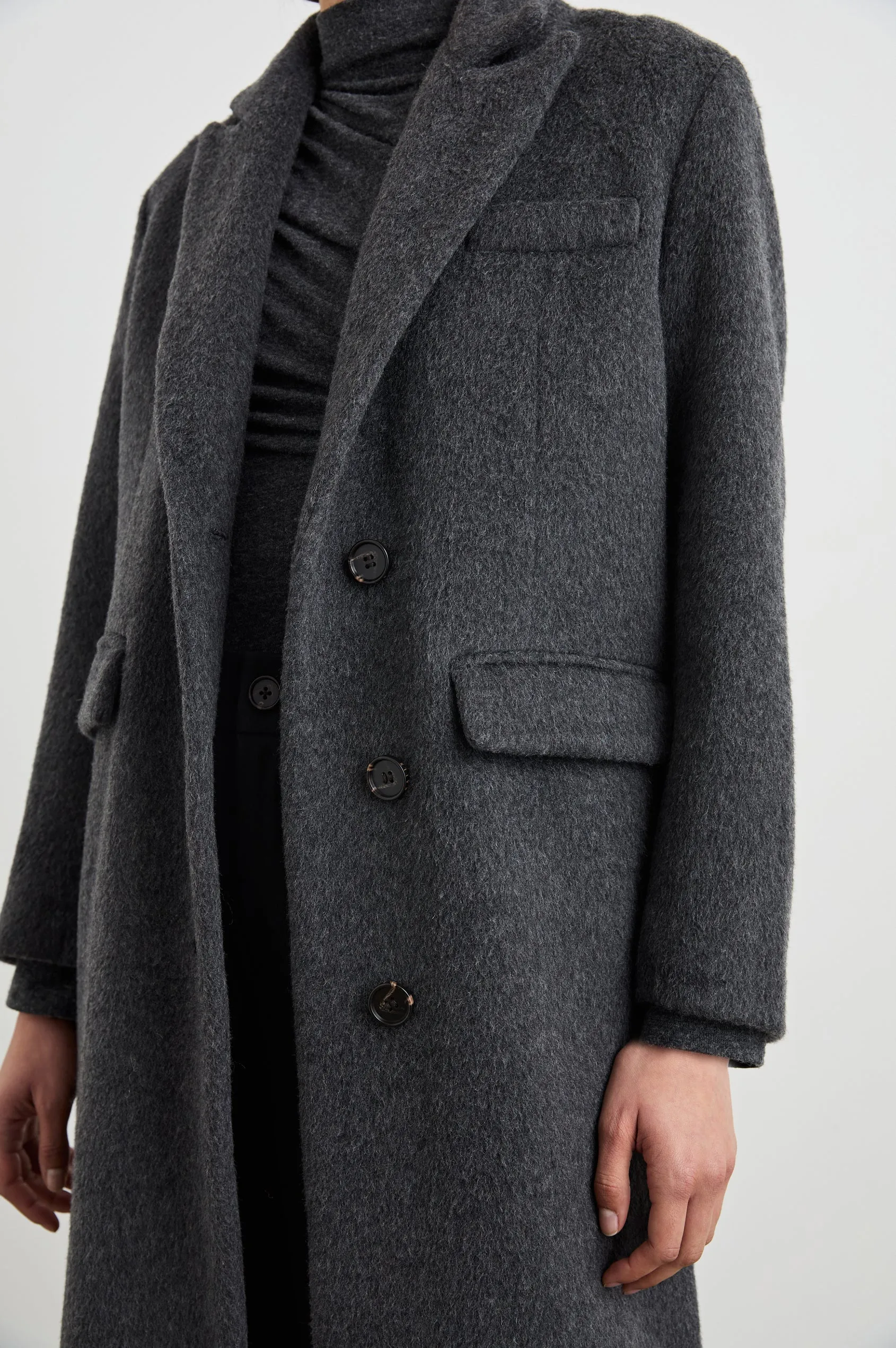 Opera Coat Charcoal