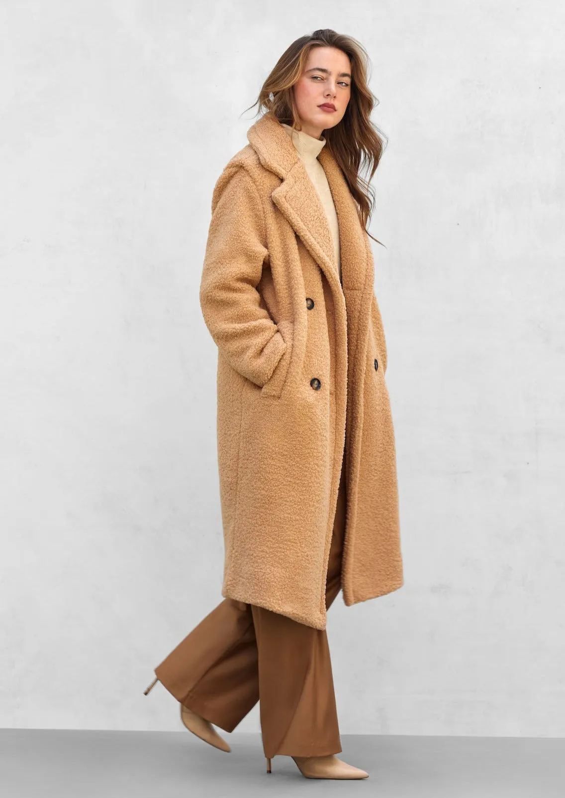 Oversized Teddy Coat