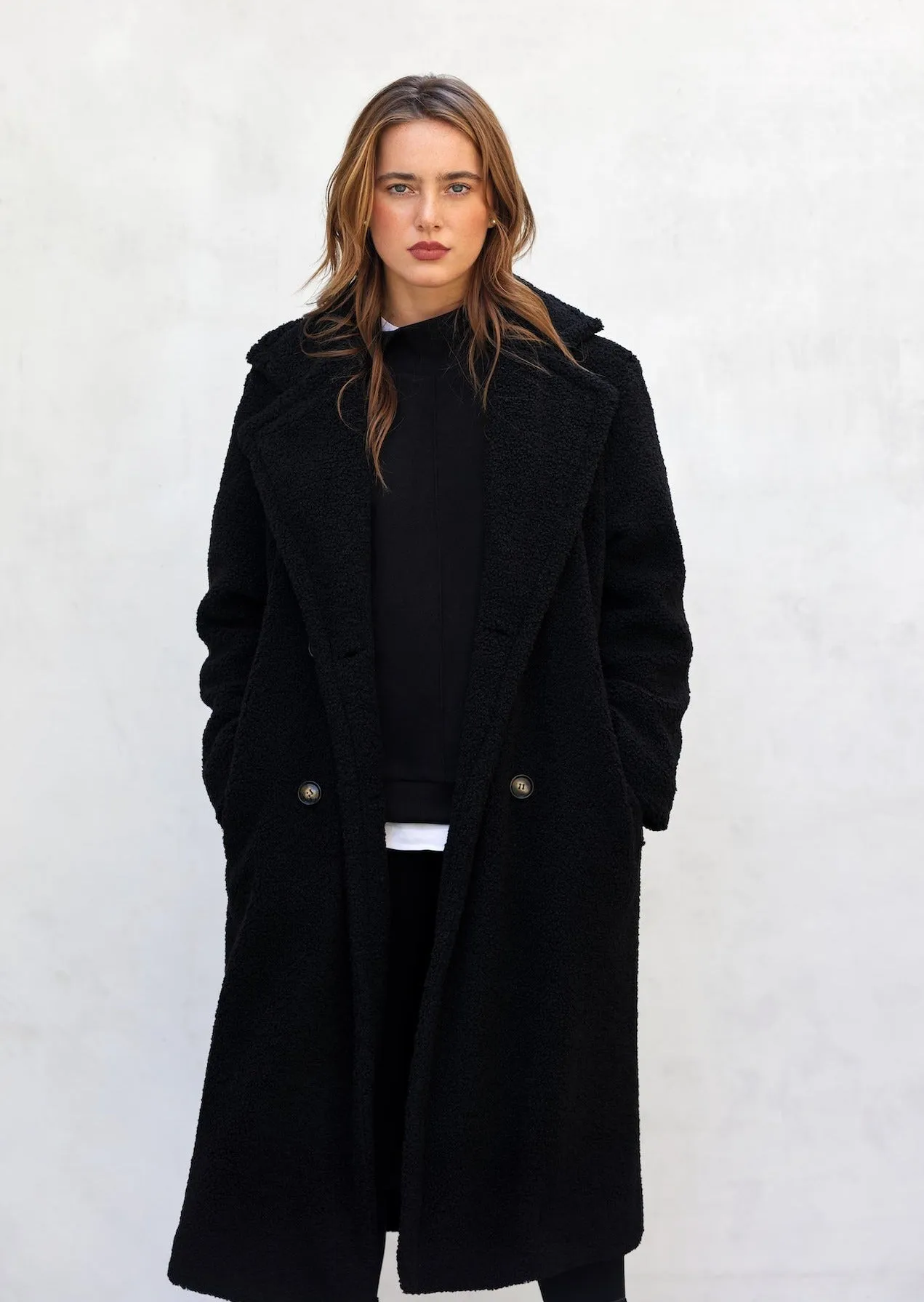 Oversized Teddy Coat