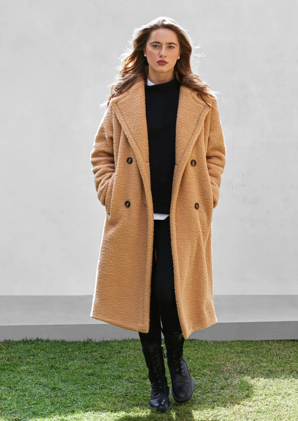 Oversized Teddy Coat