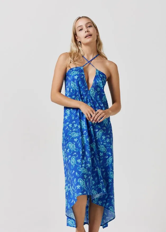 Paisley Paradise Grecian Dress