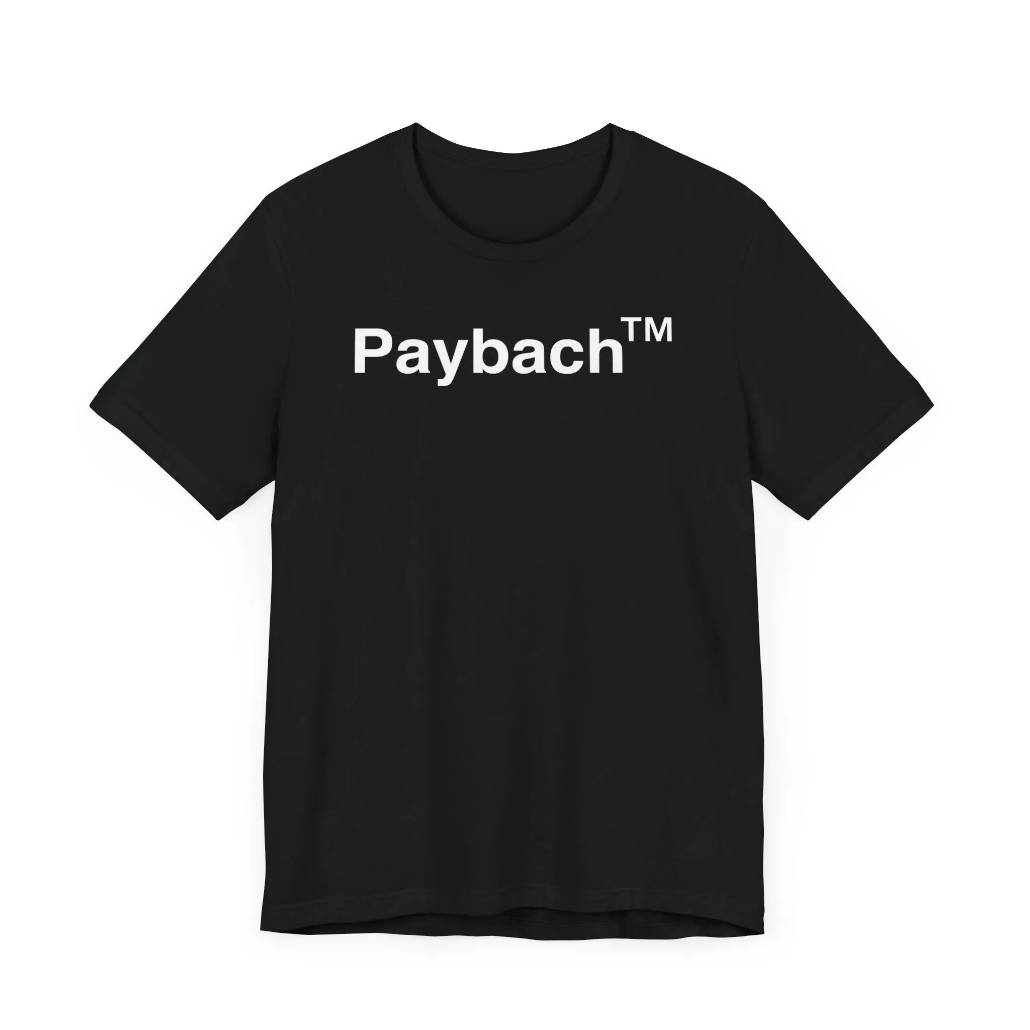 PAYBACH Unisex Black Tee