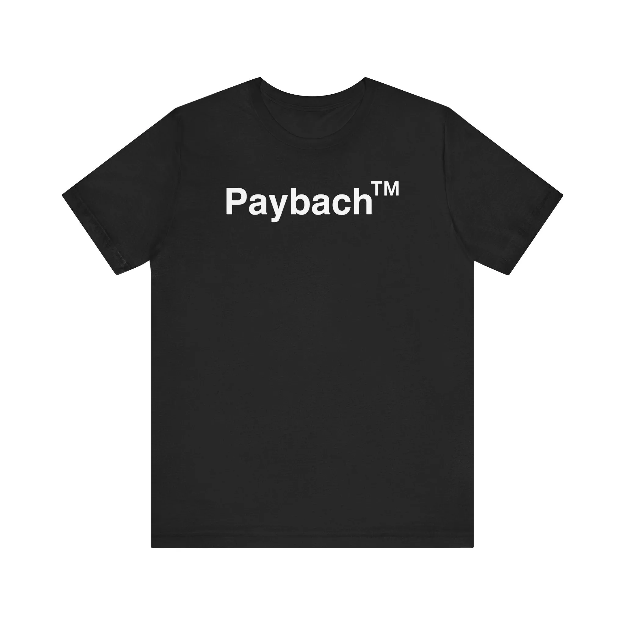 PAYBACH Unisex Black Tee