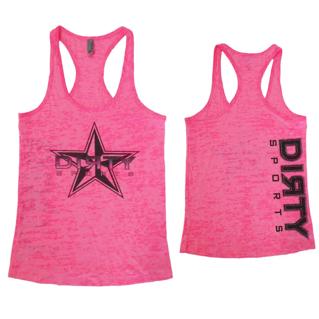 Pink Razor Tank with Dirty Sports Star