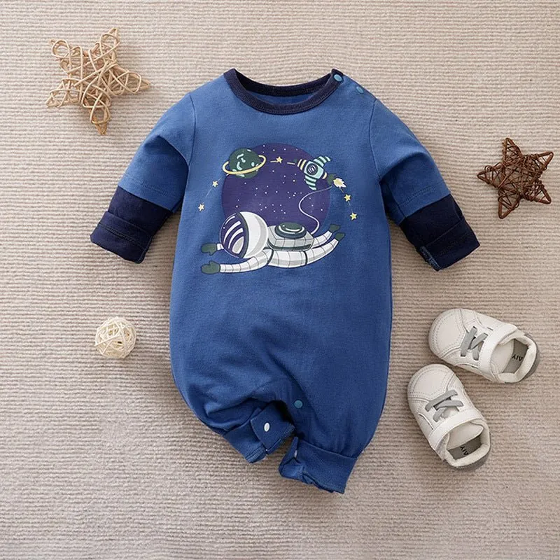 Premium Cotton 6 Astronaut Design Jumpsuits