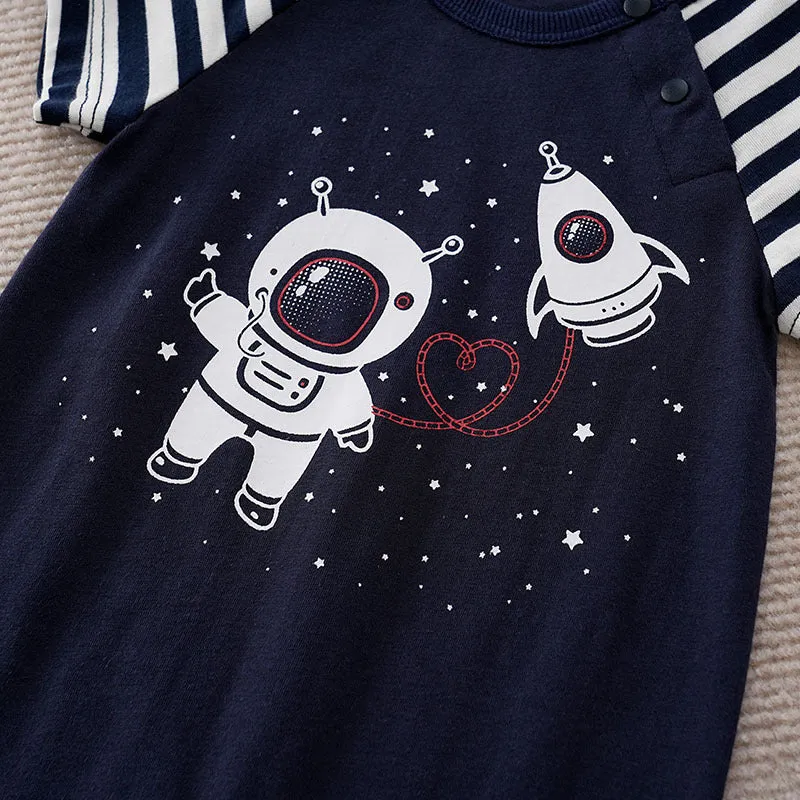 Premium Cotton 6 Astronaut Design Jumpsuits