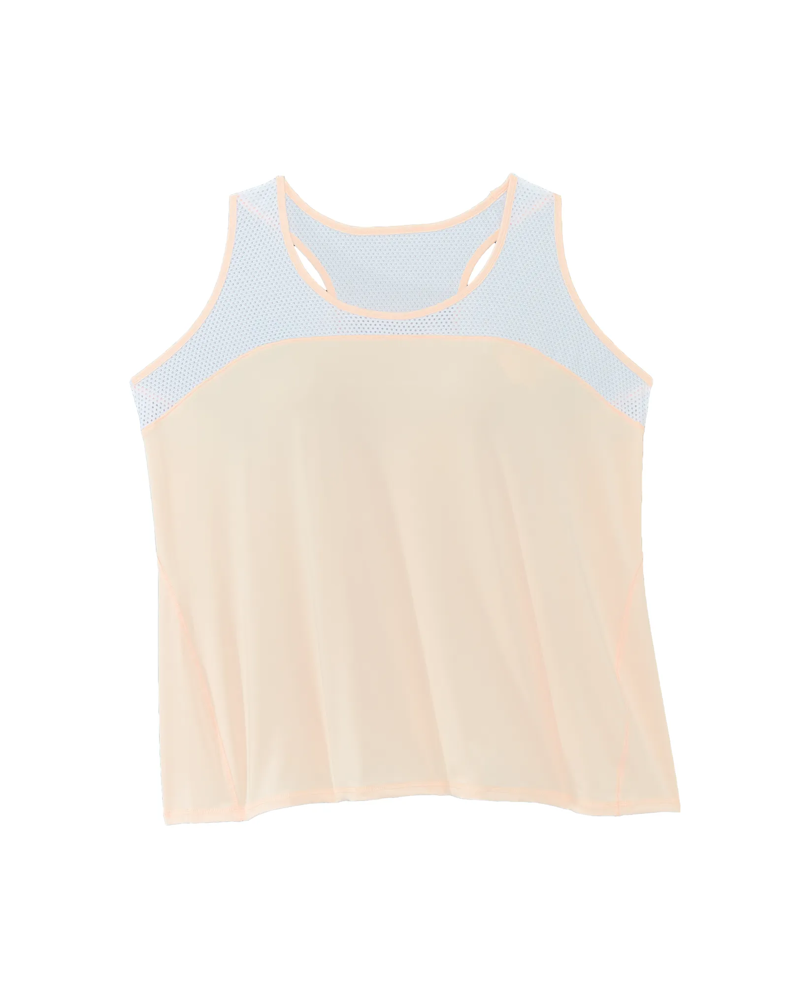 Privet Tank | Peach / White