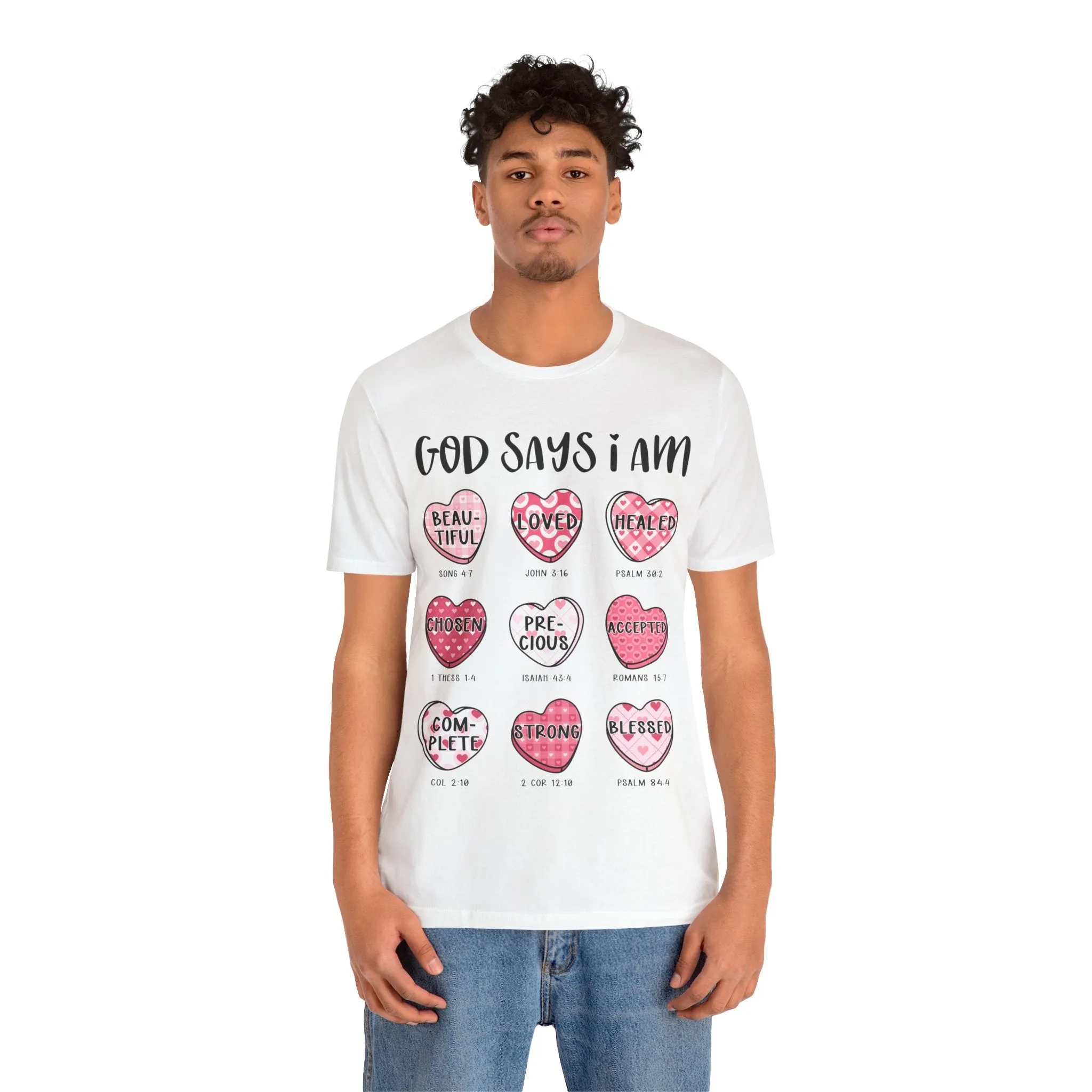 "God Loves Me" Valentine's Day Tee