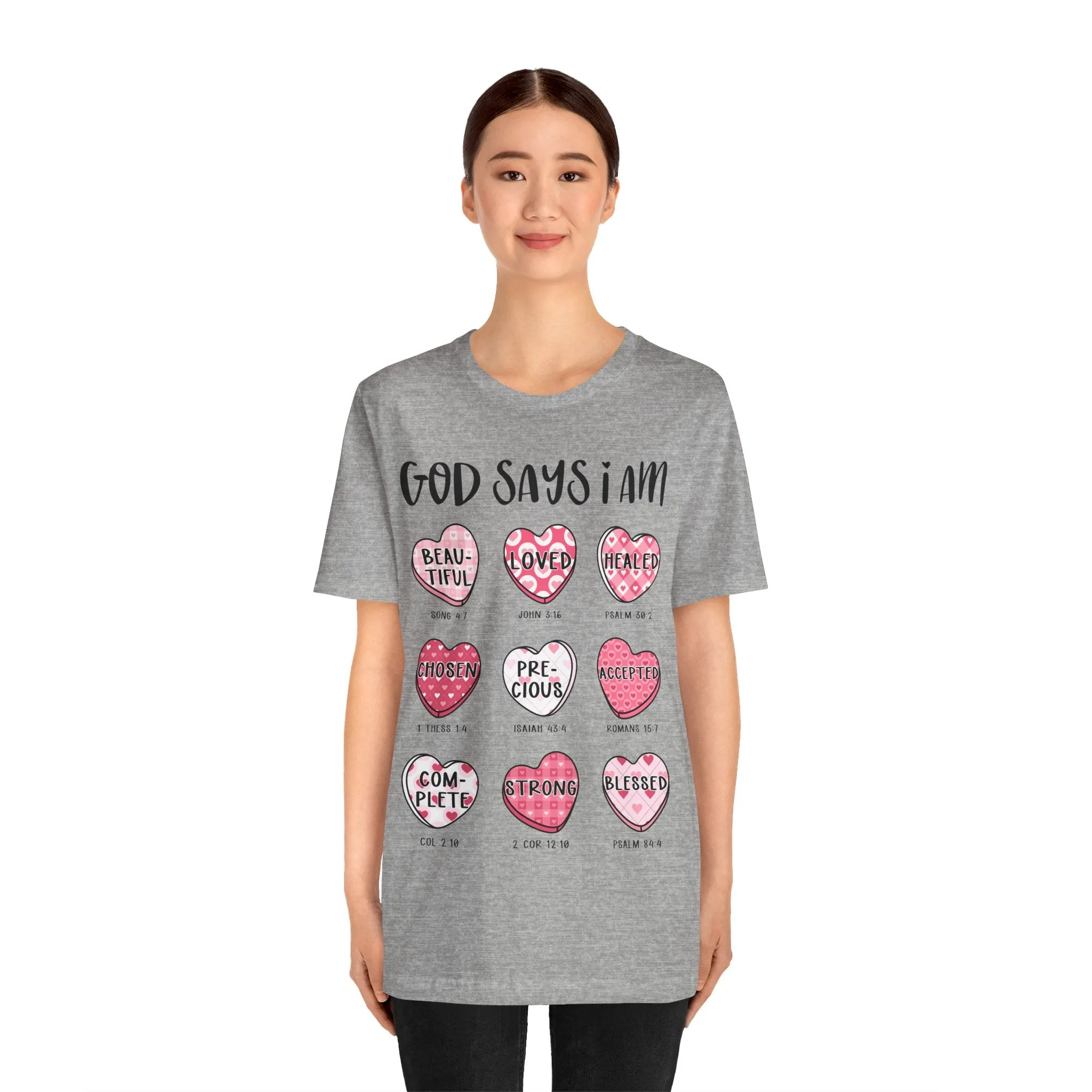 "God Loves Me" Valentine's Day Tee