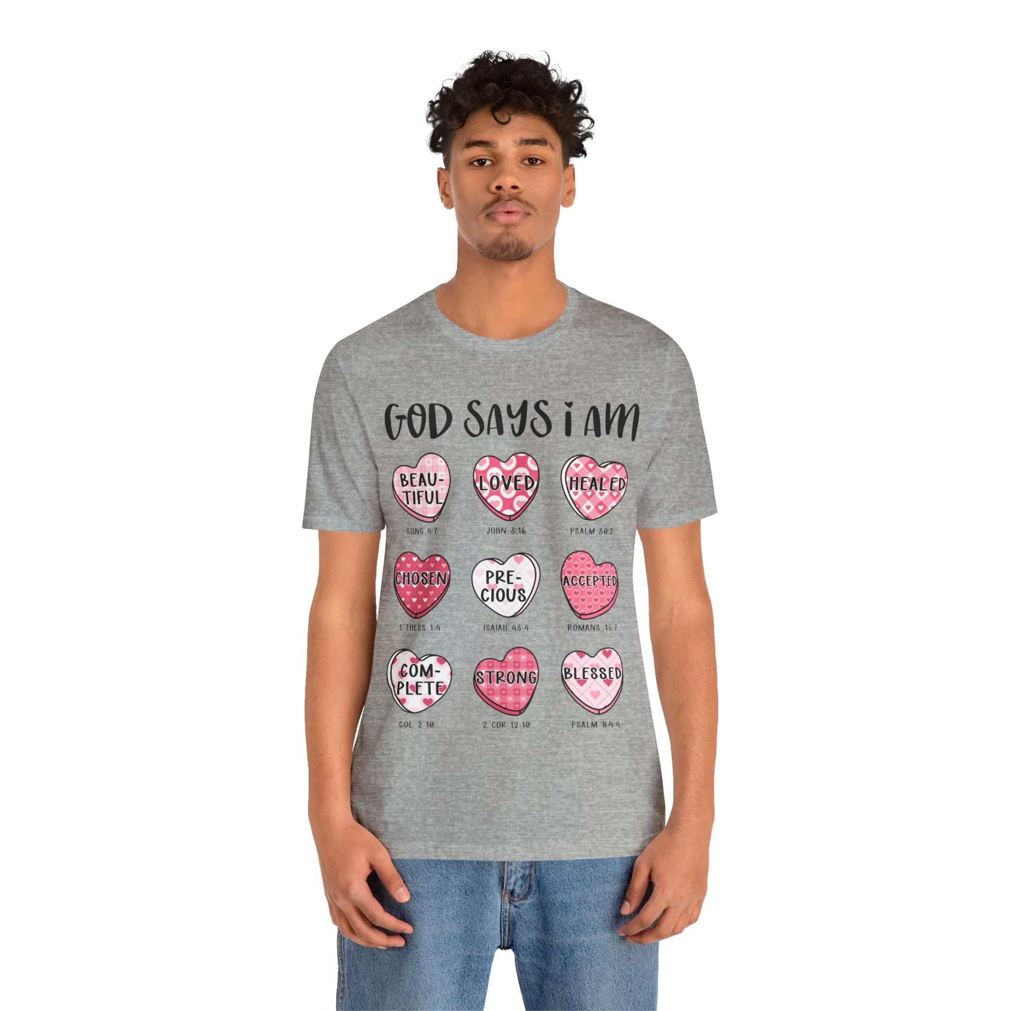 "God Loves Me" Valentine's Day Tee