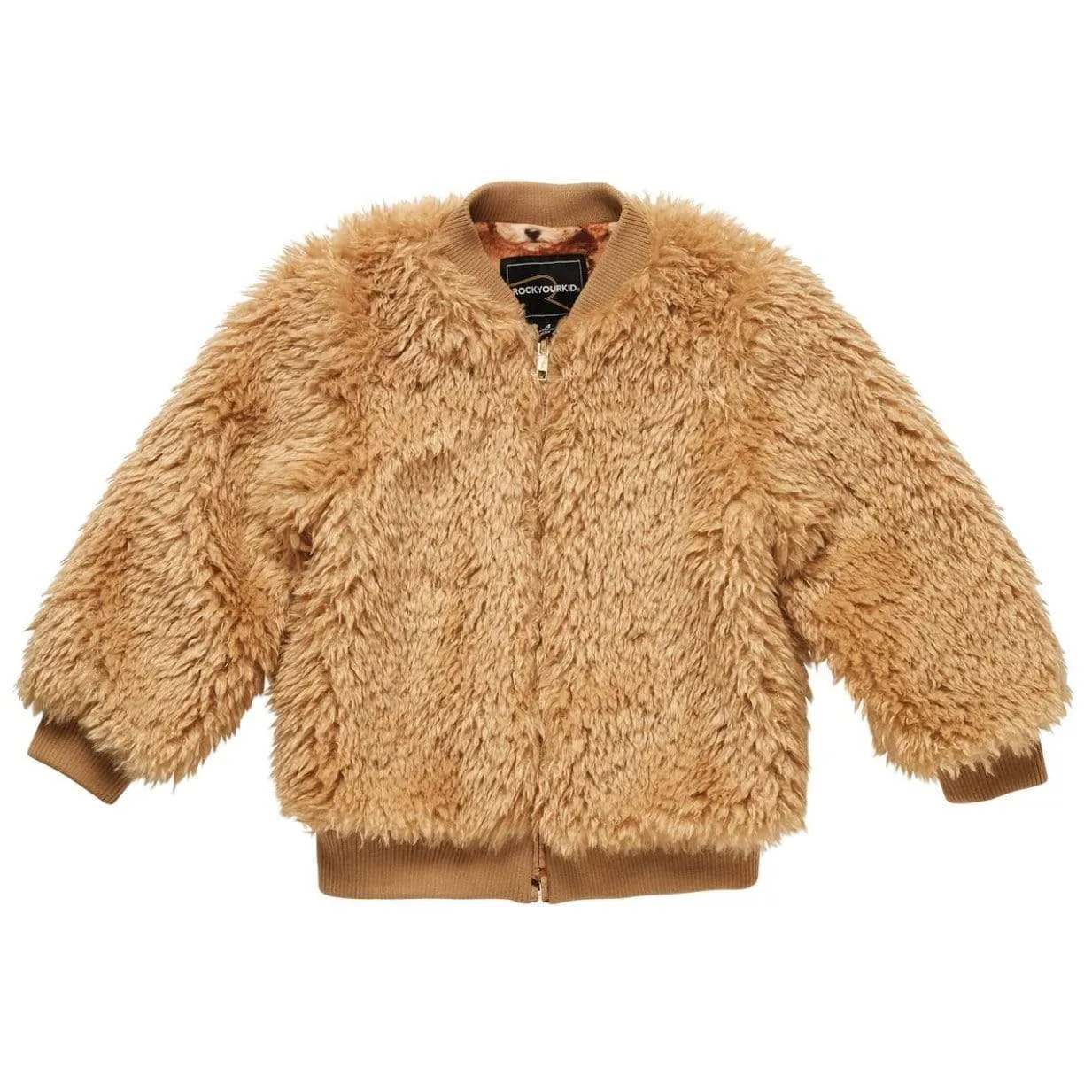 Rock Your Kid Furry Teddy Girls Jacket